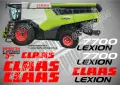 CLAAS земеделска механизация стикери, снимка 9