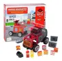 Забавен магнитен конструктор MAGIC MAGNETIC RESCUE - Пожарна кола - 30in1, снимка 2