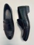 Мъжки кожени официални обувки - Черни - 41, снимка 1 - Официални обувки - 41584011