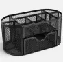 Метален мрежест органайзер за бюро с 9 отделения, 22 x 11 x 10 см, снимка 3