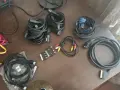 Лот от компютърни кабели, вентилатори и захранване Delta DPS-250AB, снимка 1