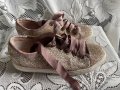 Кецове розови, обувки, бляскови, марка STRADIVARIUS, снимка 1 - Кецове - 42298739