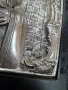 Уникална голяма сребърна икона със сертификат и маркировка , снимка 7