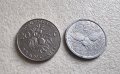 Монети .  Френска Полинезия.  2 и 20 франка 1996, 2014 година. Рядки., снимка 1