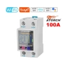 Двутарифен WiFi смарт електромер с TFT LCD дисплей | Предпазител 100A, снимка 1