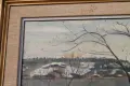 Стара картина масло върху платно, снимка 5