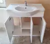 Шкаф за баня бял, снимка 3