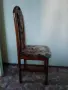 Продавам дървен стол с тапицерия, снимка 3