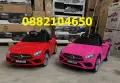 Детска акумулаторна кола Mercedes Benz с кожена седалка, 12V, MP3 плейър, FM радио, USB & SD слот, снимка 1