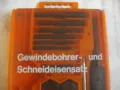 НОВ СТАРО КАЧЕСТВО М3-М12 НЕМСКИ РЕЗБОНАРЕЗЕН КОМПЛЕКТ ПЛАШКИ И МЕТЧИЦИ ЗА ВЪНШНИ/ВЪТРЕШНИ РЕЗБИ, снимка 3