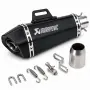 Черно неръждаемо мото гърне 345 mm с DB Killer, снимка 1