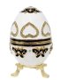 Фаберже стил, кутийки-яйца за бижута в луксозна подаръчна кутия., снимка 1 - Декорация за дома - 44329348