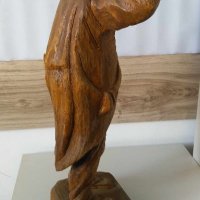 Стара голяма дървена фигура, снимка 4 - Антикварни и старинни предмети - 42445017