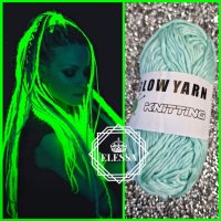 	Удивително Светещо Влакно / Прежда за Коса - GLOW Yarn Hair Braids! КОД : glow8 💗 👑 💋, снимка 1 - Аксесоари за коса - 41720634