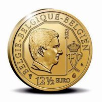 12 евро и половина златна монета "Кралица Матилда 50-ти рожден ден" 2023, снимка 1 - Нумизматика и бонистика - 42274614