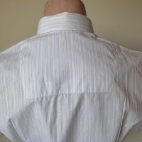Продавам мъжка риза с къс ръкав,елегантна спортна , снимка 5 - Ризи - 41470331