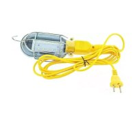 Работна лампа Automat, Подвижна, 220V, 10m кабел, Жълт, снимка 3 - Аксесоари и консумативи - 41843690