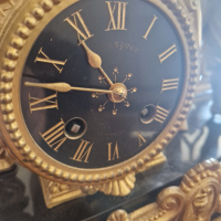 Каминен часовник , снимка 2 - Антикварни и старинни предмети - 44821103