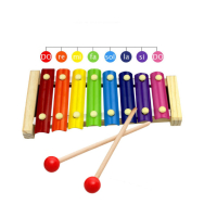 3538 Цветен дървен детски ксилофон с две чукчета, снимка 7 - Други - 44793540