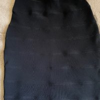 Бандажна черна къса еластична елегантна нова пола, снимка 5 - Поли - 39048509