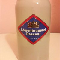 Колекционерска халба за бира  1л Löwenbrau,Löwenbrauerei Passau , снимка 4 - Колекции - 27224726