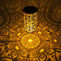 Слънчогледов соларен фенер, водоустойчива LED декоративна външна светлина, снимка 1 - Соларни лампи - 44736896