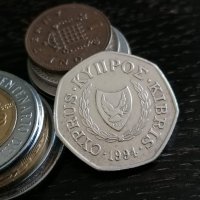 Монета - Кипър - 50 цента | 1994г., снимка 2 - Нумизматика и бонистика - 33816900