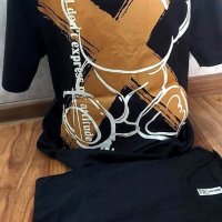 памучни дамски тениски с гумирано лого , снимка 2 - Тениски - 44294114
