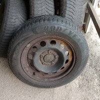 Метални джанти от БМВ Е46 с зимни гуми.Цената е за всички , снимка 2 - Гуми и джанти - 41870209