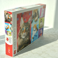 Нов пъзел Trefl Happy cats: 1000 части, снимка 2 - Игри и пъзели - 44688143