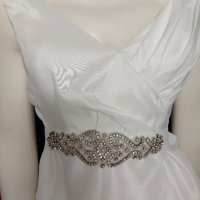 булчинска сватбена рокля от луксозна тафта, снимка 8 - Сватбени рокли - 35838108