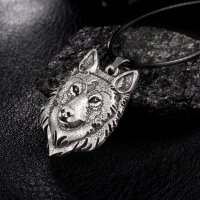 Викингски медальон с вълк, снимка 3 - Други - 40762033