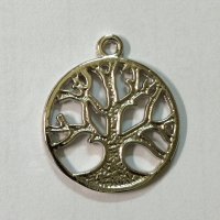 Метален Елемент / Медальон - Дървото на Живота, снимка 3 - Колиета, медальони, синджири - 42660664