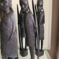 Африканси статуетки Антики НАМАЛЕНИ, снимка 4 - Антикварни и старинни предмети - 41323672