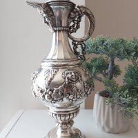 RRR Много рядка сребърна кана/ 19 век/сребро, злато, чаша, снимка 3 - Антикварни и старинни предмети - 36497082