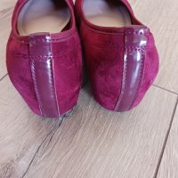 Тъмно червени обувки, стелка 25,5см, снимка 5 - Дамски ежедневни обувки - 41495295