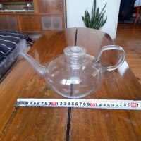 Стар стъклен чайник, снимка 2 - Други ценни предмети - 41415363