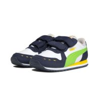 Бебешки спортни обувки PUMA Racer Тъмно синьо със зелено, снимка 3 - Бебешки обувки - 33840654