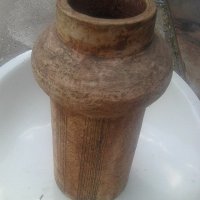 Стара теракотна ваза на завод Камъшит - Силистра, снимка 1 - Декорация за дома - 41644900