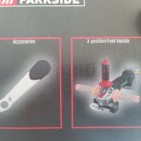 Акумулаторен Ъглошлайф Parkside PWSA 20-Li D4 125mm.нов 2г.гаранция, снимка 12 - Други инструменти - 41903405