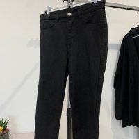 Черен панталон тип дънки размер 36(S), снимка 4 - Дънки - 44259762