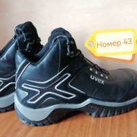 Uvex мъжки работни обувки с предпазно бомбе номер 43 , снимка 1 - Други - 41792842
