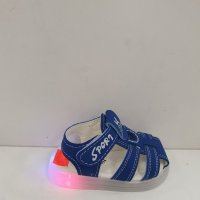 бебешки светещи сандали 8024, снимка 1 - Детски сандали и чехли - 40995619
