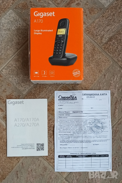 Безжичен телефон слушалка марка Gigaset  A170., снимка 1