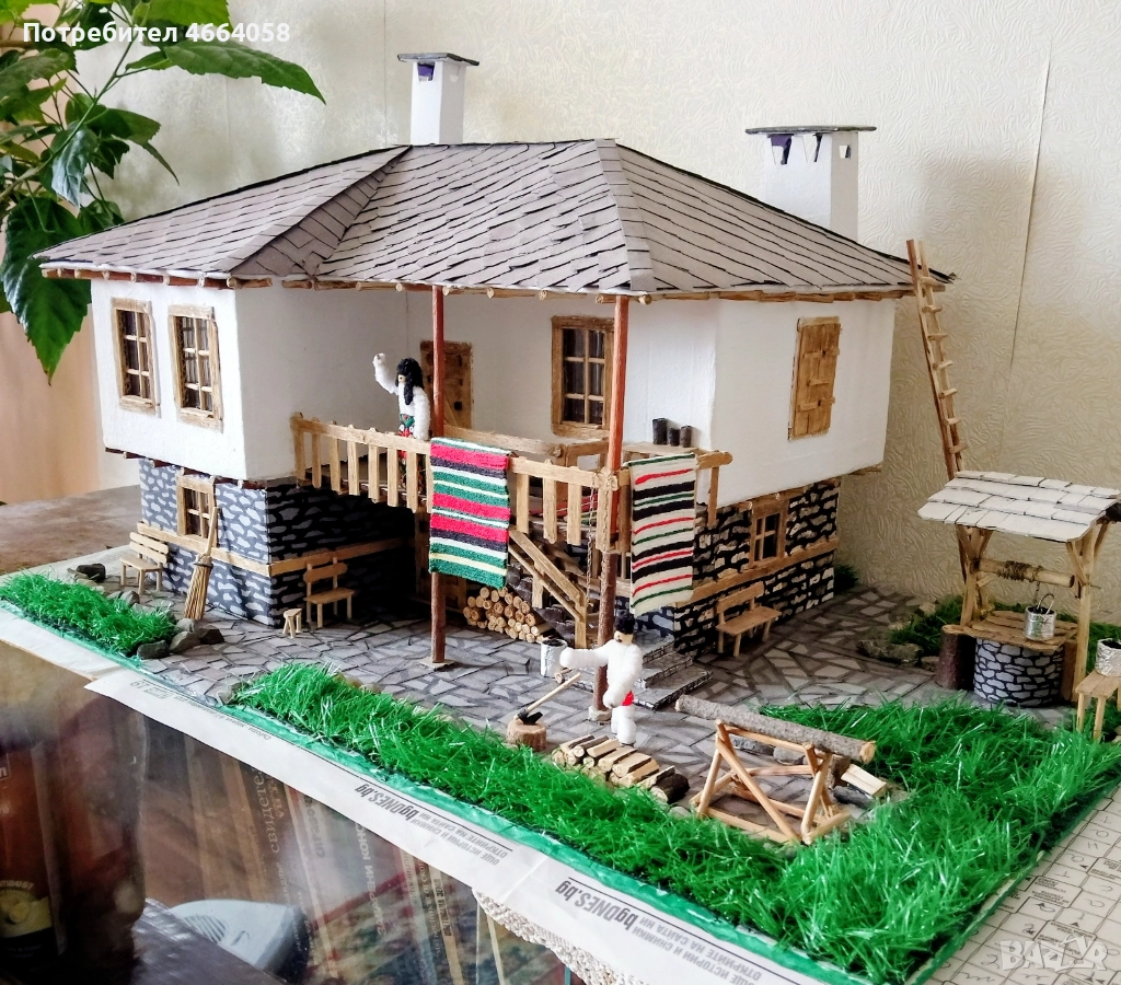 Макет на възрожденска къща, снимка 1