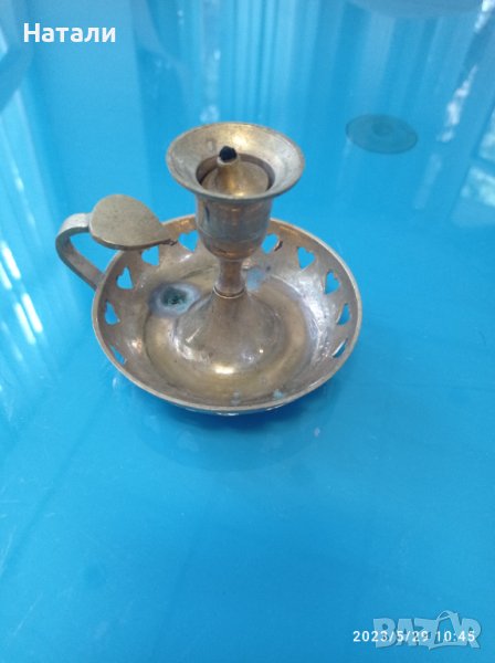 месингов свещник 308, снимка 1