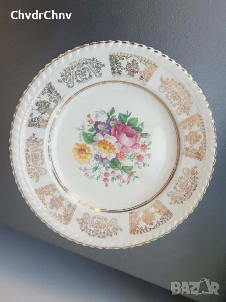 Англия 1920-1940-1950/Johnson Bros/Paragon/стара аглийска порцеланова чиния, снимка 1