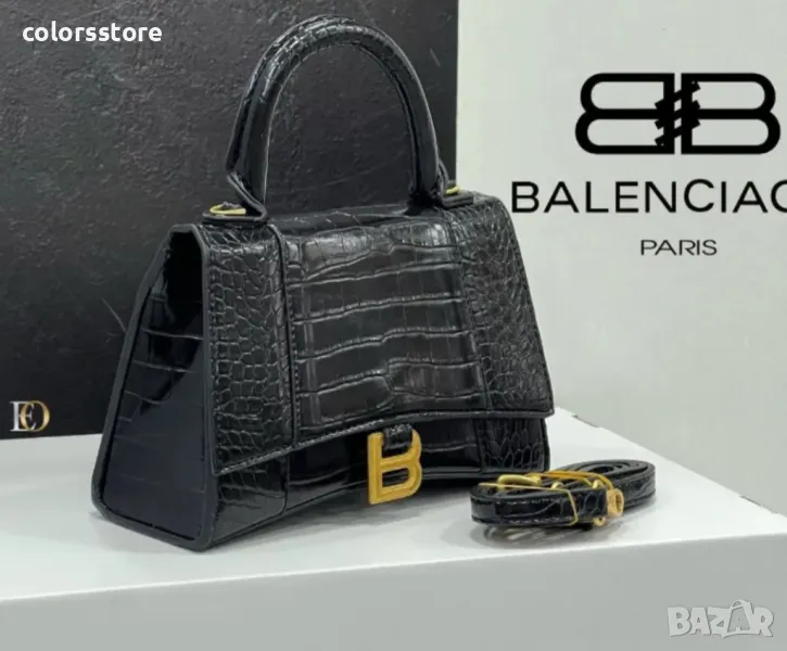 Луксозна Черна чанта Balenciaga/BR061, снимка 1
