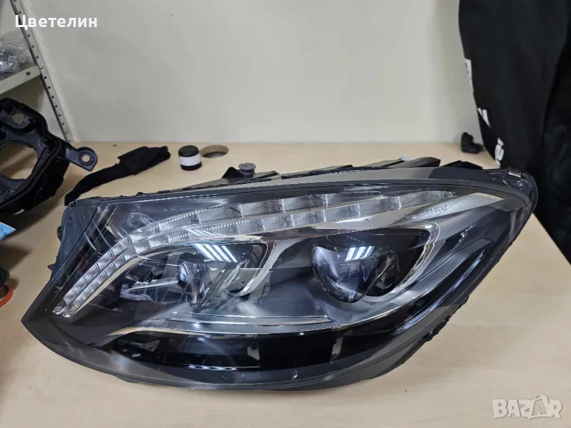Ляв фар Mercedes S W222 lqv far мерцедес 222, снимка 1