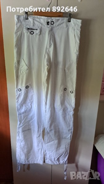 Бял дамски панталон , снимка 1